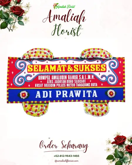 Papan Bunga Ucapan Selamat Kedungmaron